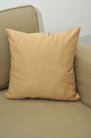 Coussin 40x40 organza beige