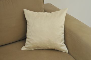 Coussin 40x40 organza ecru